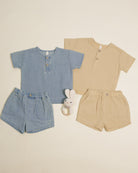 Rylee + Cru Utility Short Butterscotch 12-18M