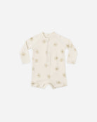 Rylee + Cru Long Sleeve One-Piece Rashguard Sunburst 12-18M
