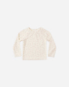 Rylee+Cru Girls Rashguard Ditsy Ivory 3-6m