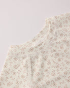 Rylee+Cru Girls Rashguard Ditsy Ivory 3-6m