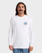 QUIKSILVER COOLBREEZE LS SURF TEE BFW0-STERLING BLUE XL