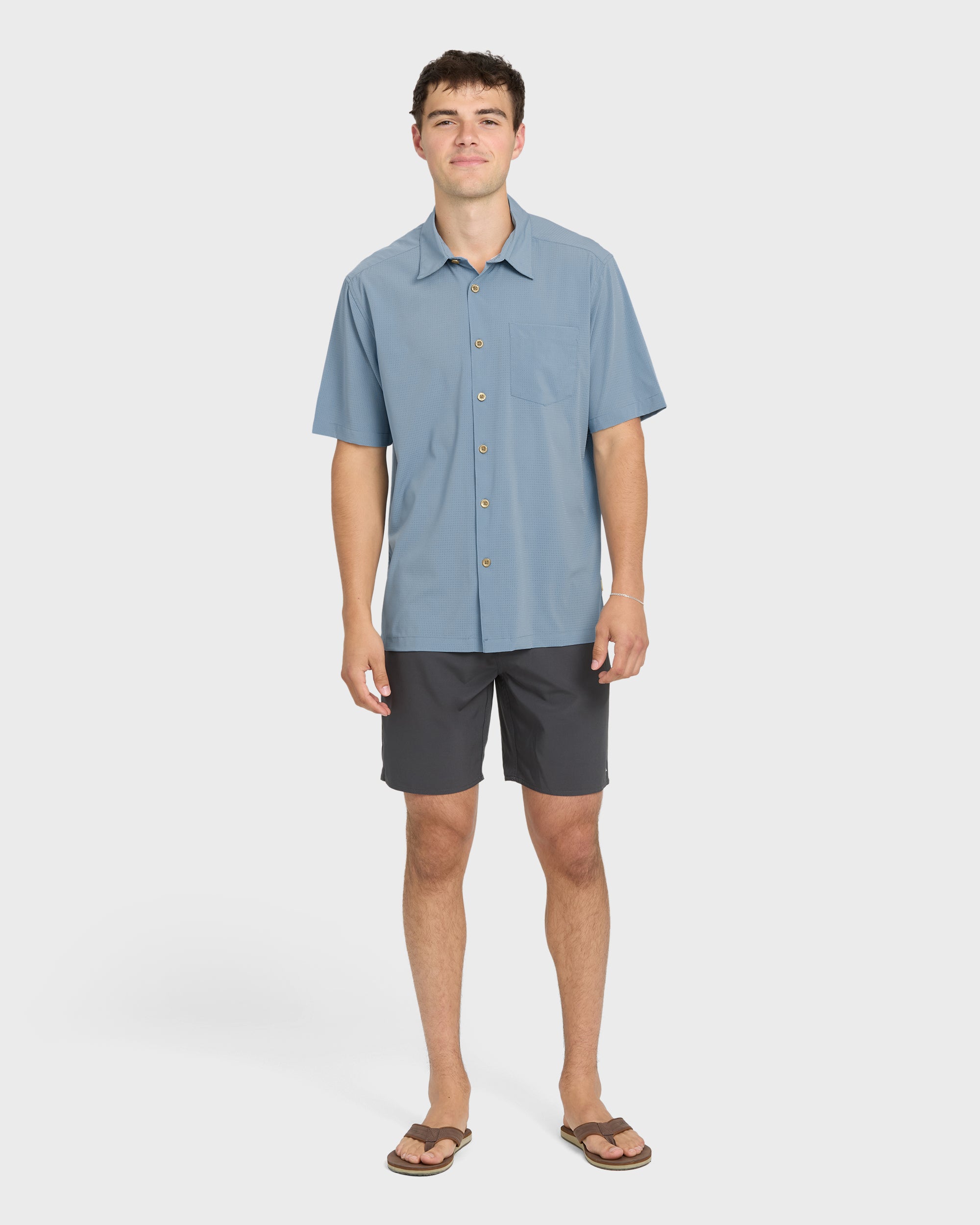 QUIKSILVER CHASER WM SS BSH-BLUE SHADOW L