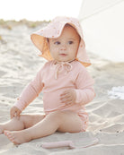 Rylee + Cru Sun Hat Blush 6-12M