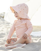 Rylee + Cru Sun Hat Blush 6-12M