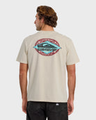Quiksilver Foil Stamp Pigment-Dyed SS Tee SLR-SILVER BIRCH XL