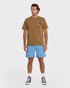 QUIKSILVER JUNGLE BITE SS TEE TBC1-TOBACCO S