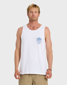 Quiksilver Uno Palm Tank MT1 WHT-White L