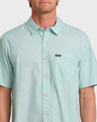 QUIKSILVER DITSY BLOSSOM CLASSIC SS BHZ-Blue Haze M