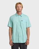 QUIKSILVER DITSY BLOSSOM CLASSIC SS BHZ-Blue Haze M