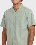Quiksilver HORIZONS CASUAL SS / BLUE HAZE / OPENSTOCK ALPHA MEN Shirt Blue Haze S
