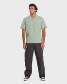 Quiksilver HORIZONS CASUAL SS / BLUE HAZE / OPENSTOCK ALPHA MEN Shirt Blue Haze M