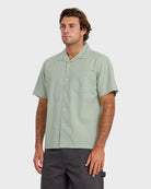 Quiksilver HORIZONS CASUAL SS / BLUE HAZE / OPENSTOCK ALPHA MEN Shirt Blue Haze S