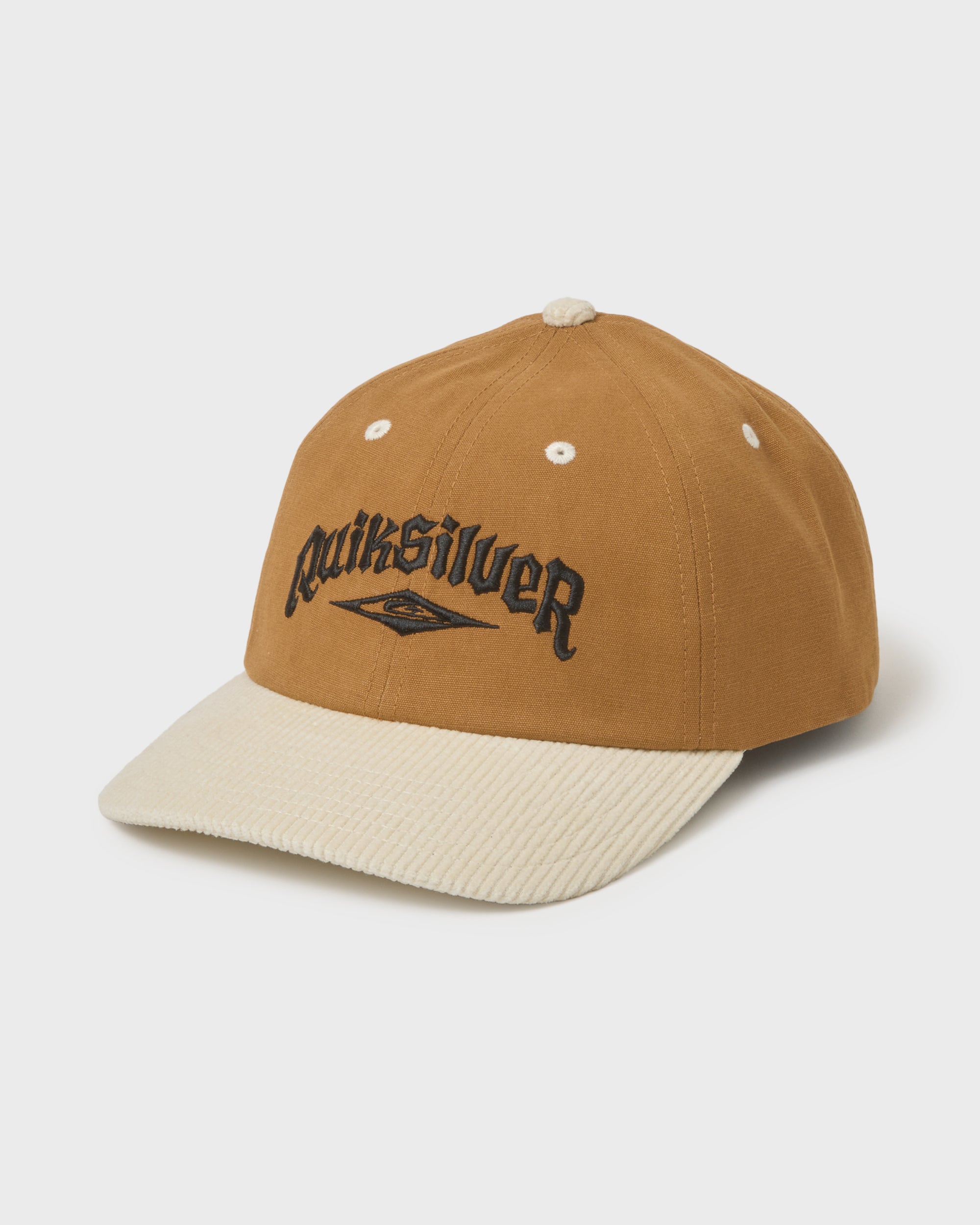 Quiksilver Waveular Corduroy Snapback Hat TBC1-TOBACCO OS