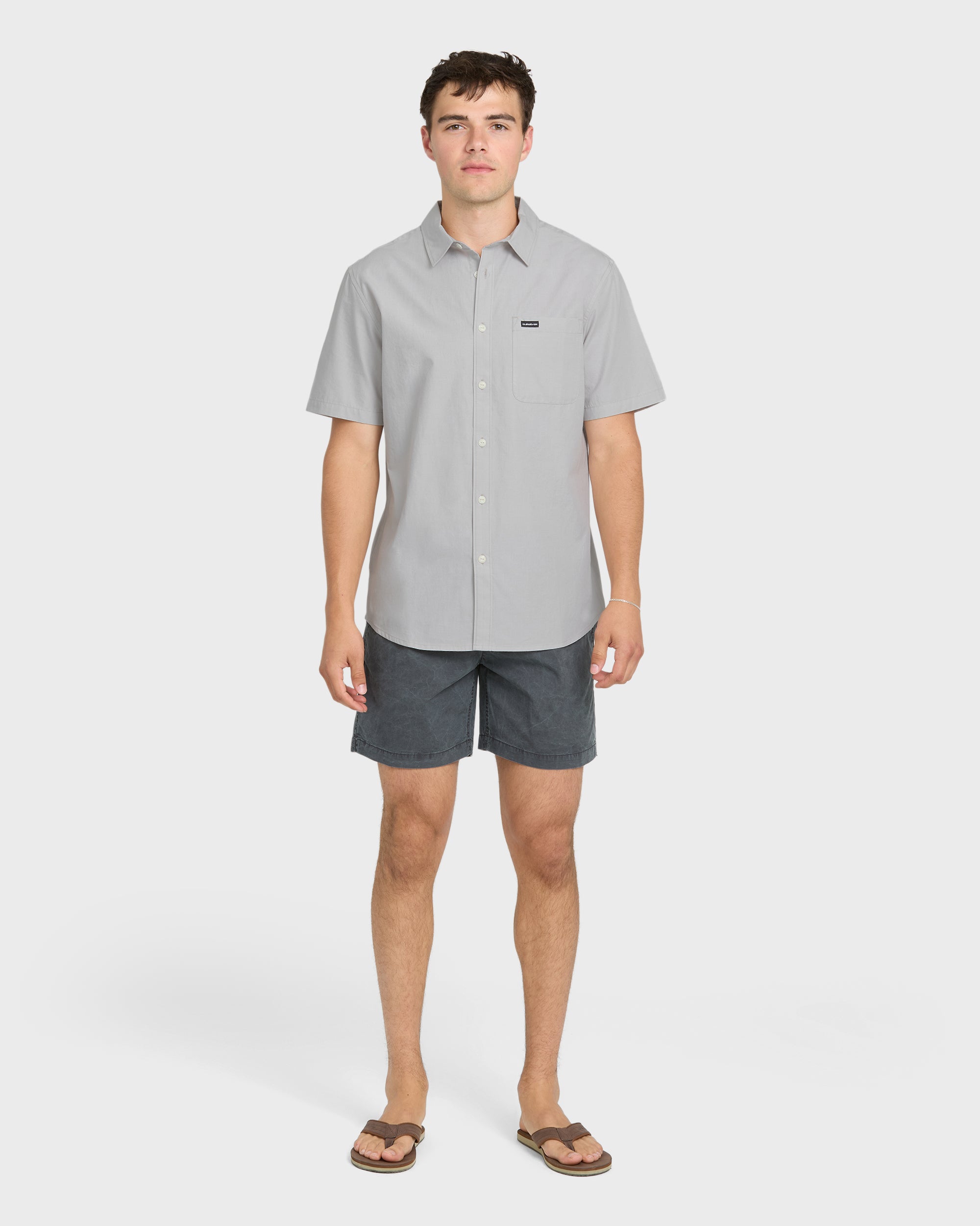 Quiksilver Shore Break Classic SS Woven MICRO CHIP XL