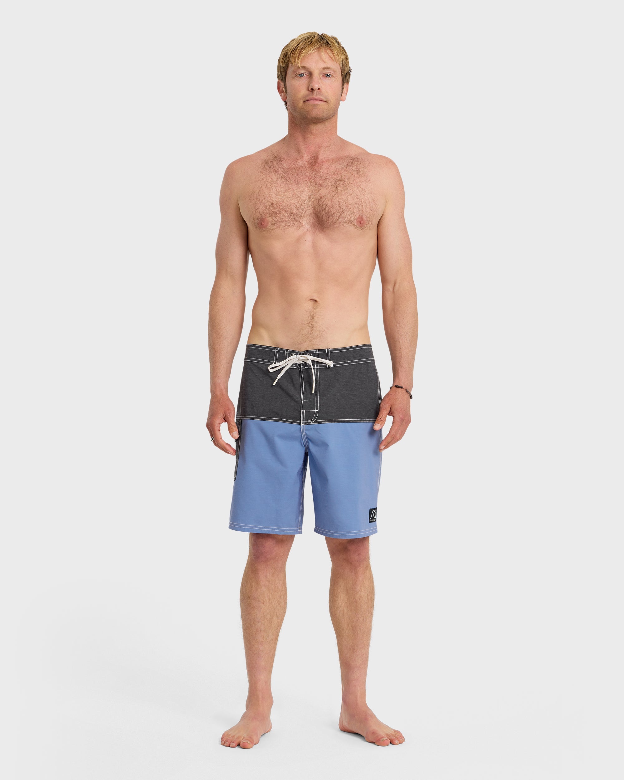 QUIKSILVER ORIGINAL BLOCKED 19 BOARDSHORTS RVB-RIVIERA 38