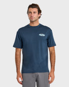Quiksilver Everyday Graphic SS DKD-DARK DENIM M