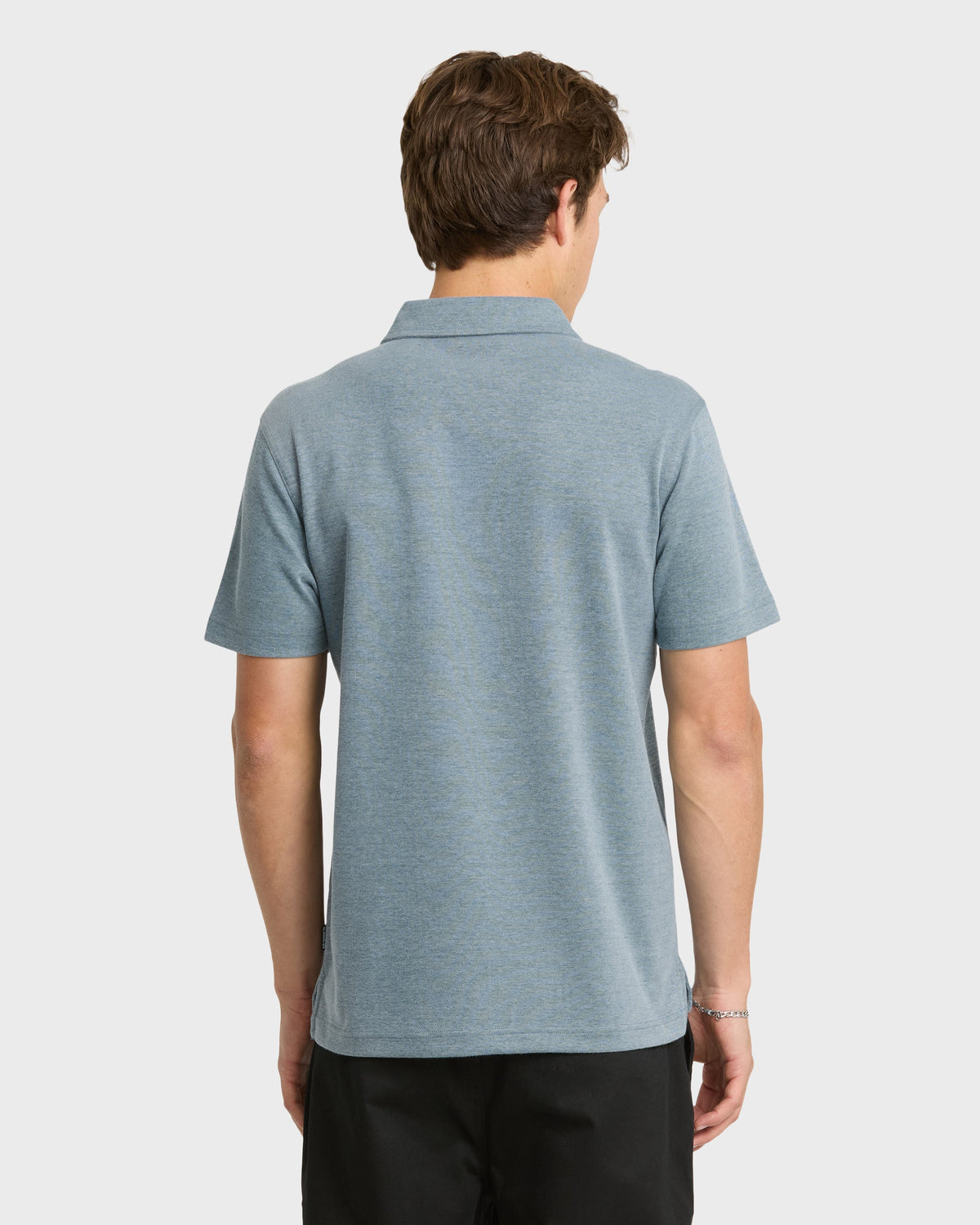 Quiksilver UPF Bayshore Polo Shirt Blue Coral M