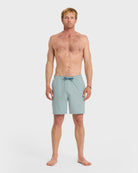 QUIKSILVER TAXER HEATHER AMPHIBIAN 18 BLUE HAZE XXL