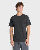 QUIKSILVER SALTWATER PKT TEE SWP BHZ-BLUE HAZE S