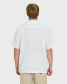 Quiksilver BISHOP JACQUARD CAMP SS MEN'S Shirt SKYWAY M