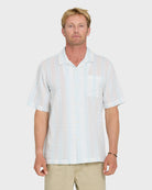 Quiksilver BISHOP JACQUARD CAMP SS MEN'S Shirt SKYWAY XL