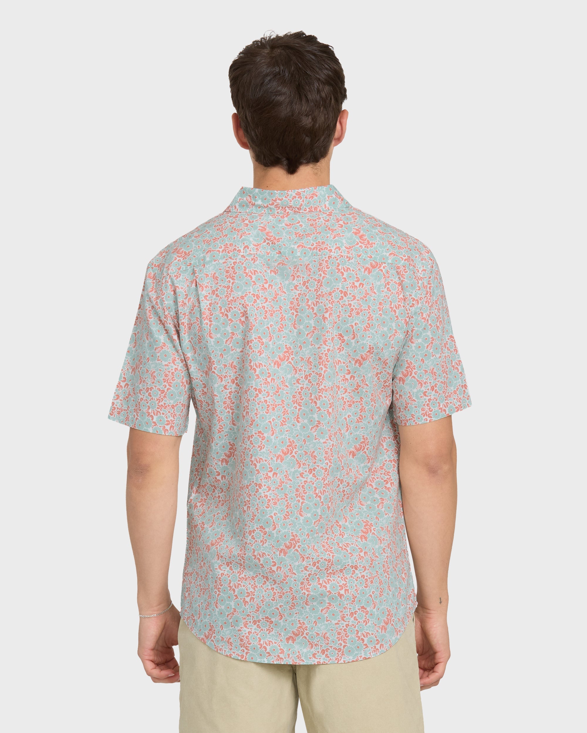 Quiksilver DITSY DAZE CLASSIC SS Shirt BLUE HAZE M
