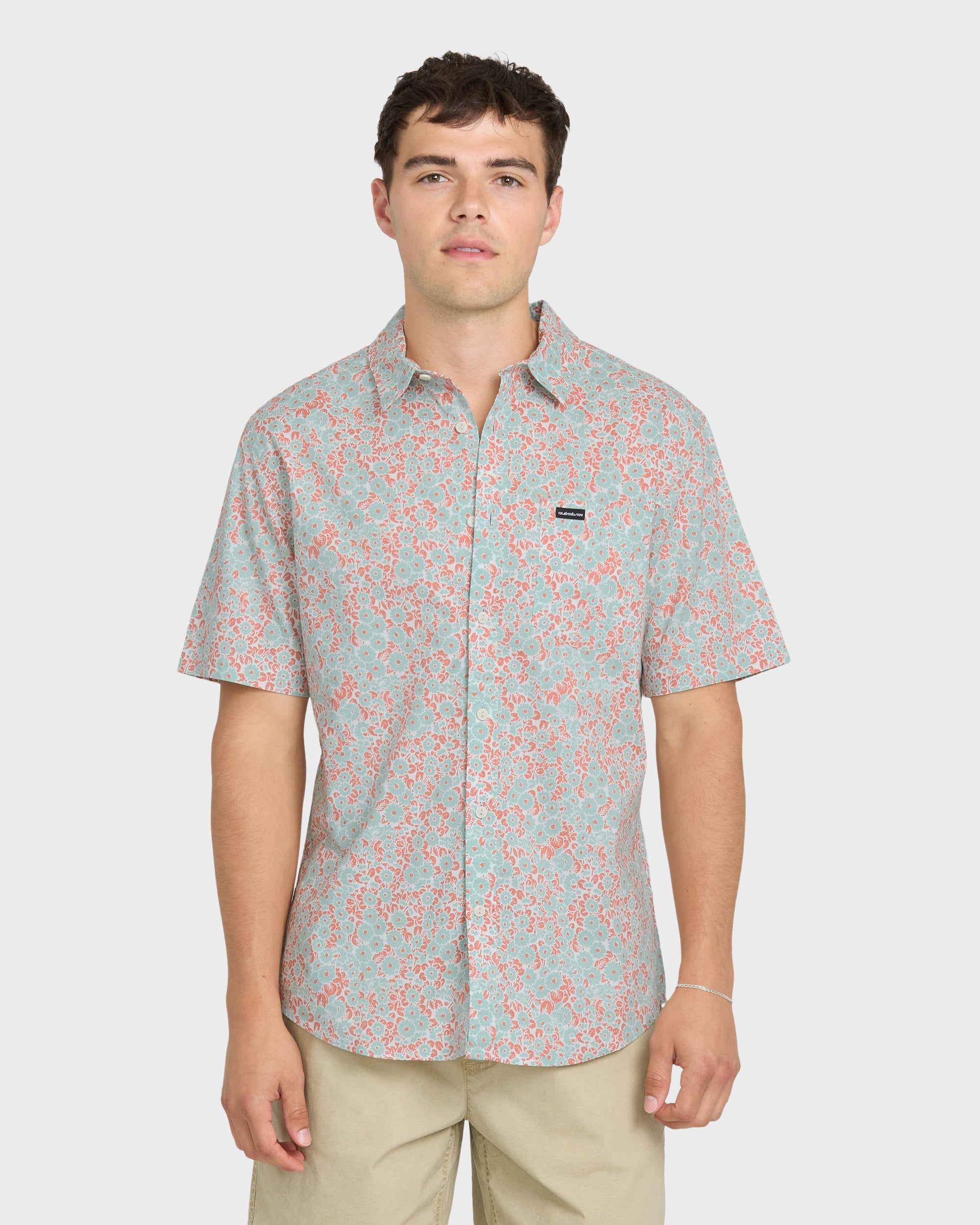 Quiksilver DITSY DAZE CLASSIC SS Shirt BLUE HAZE XL