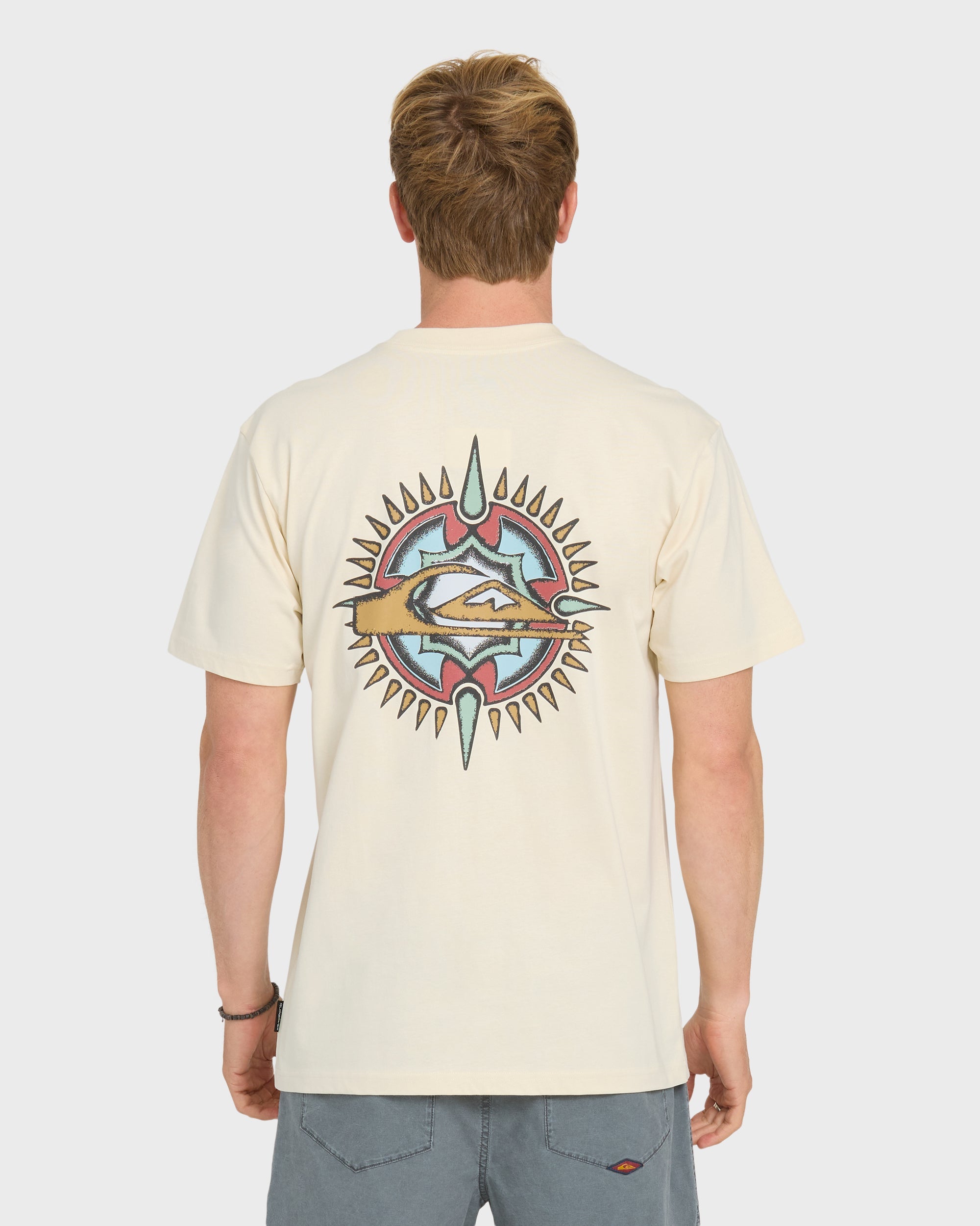 Quiksilver SHOOTING STAR MEN'S Shirt BONE WHITE M
