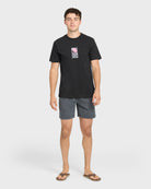 Quiksilver GOTHIC FLOWERS MT0 / BLACK / OPENSTOCK ALPHA MEN Shirt BLACK L