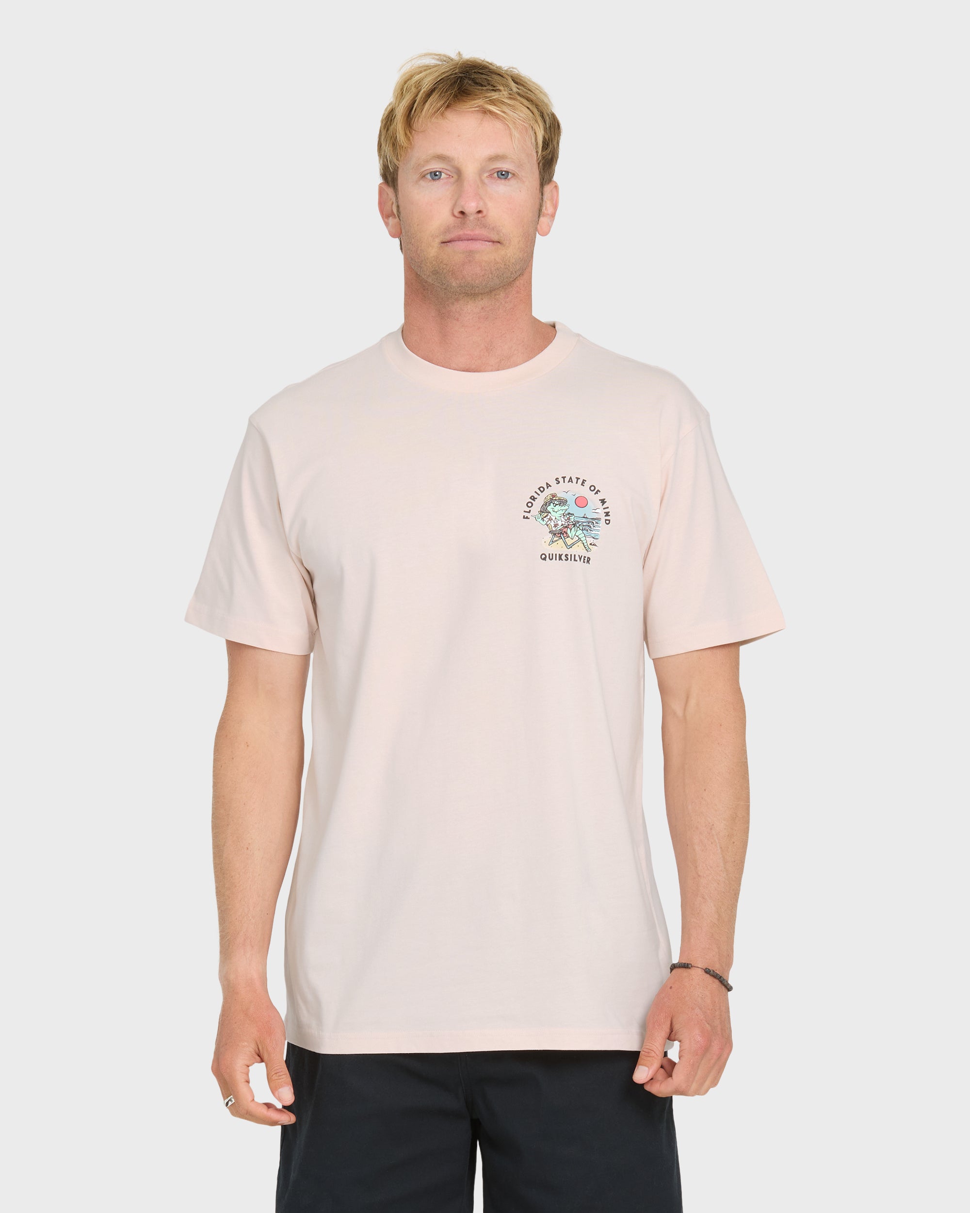 QUIKSILVER FLORIDA LOUNGE MT0 / ROSEWATER / OPENSTOCK ALPHA MEN Shirt ROSEWATER XL