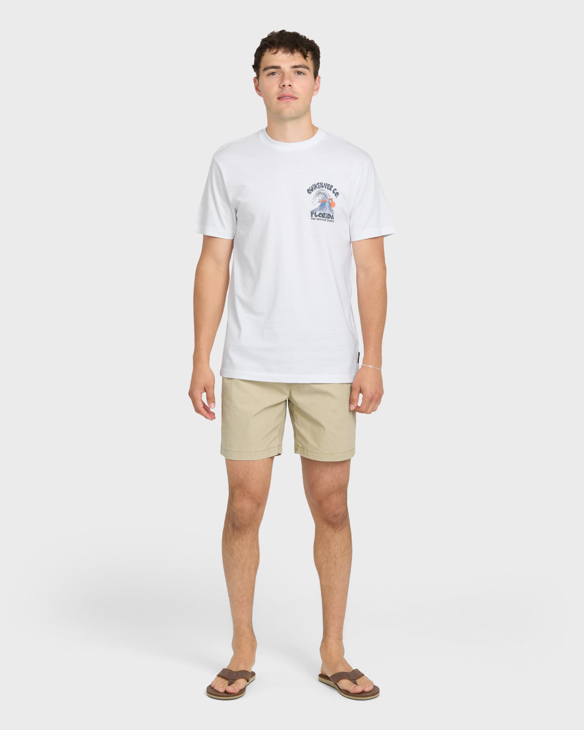Quiksilver FL JOHNNY MEN'S Shirt White XL