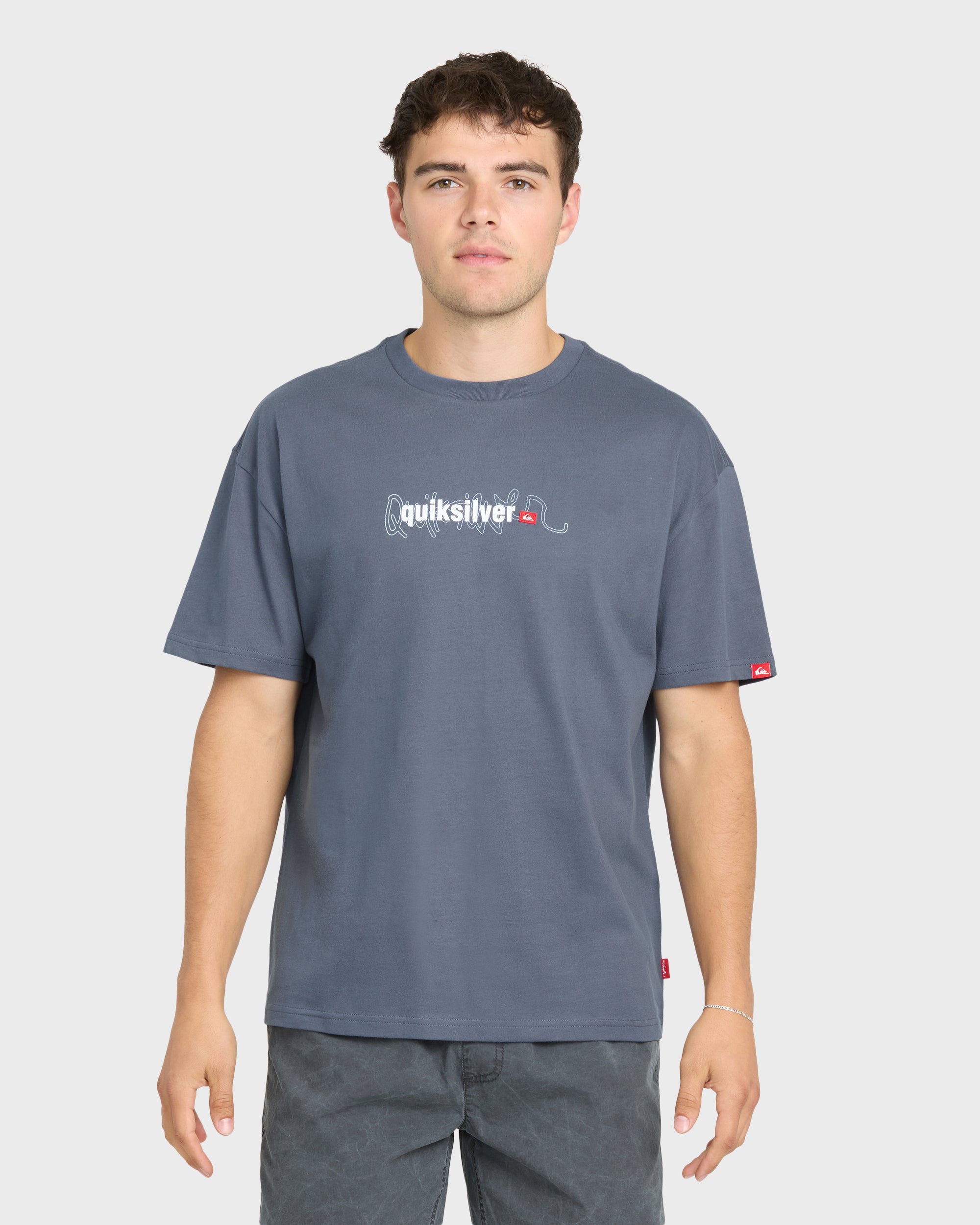 QUIKSILVER YG MODULE MEN'S Shirt VINTAGE INDIGO L