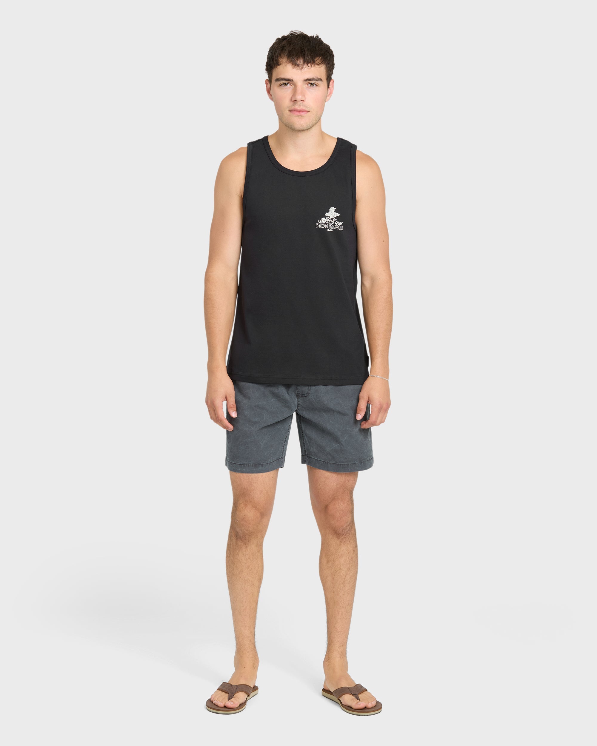 Quiksilver Unkle Dink Repair Tank Mt1 / Black / Openstock Alpha Men BLACK L