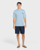 Quiksilver ALL DAY GRAPHIC SS MEN'S Shirt SKYWAY M
