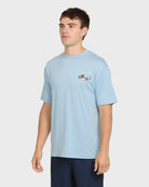 Quiksilver ALL DAY GRAPHIC SS MEN'S Shirt SKYWAY XL