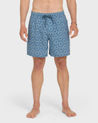 Quiksilver Ocean Mayhem 17" Swim Trunks Aqua M