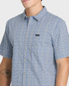 Quiksilver Nature Tile Classic SS Shirt Quiet Harbor XL