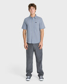 Quiksilver Nature Tile Classic SS Shirt Quiet Harbor XXL