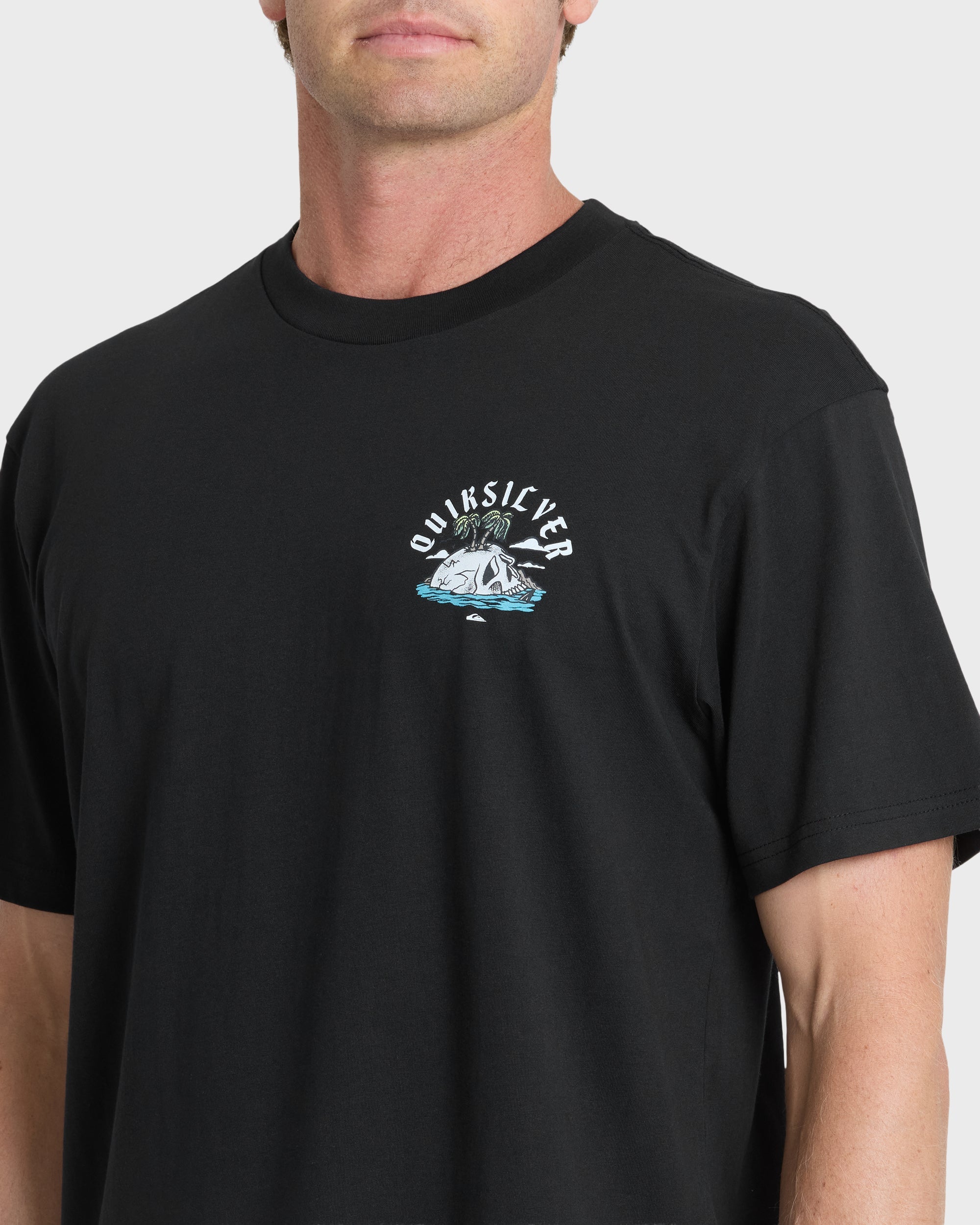 Quiksilver Skull Rock SS Tee BLK M