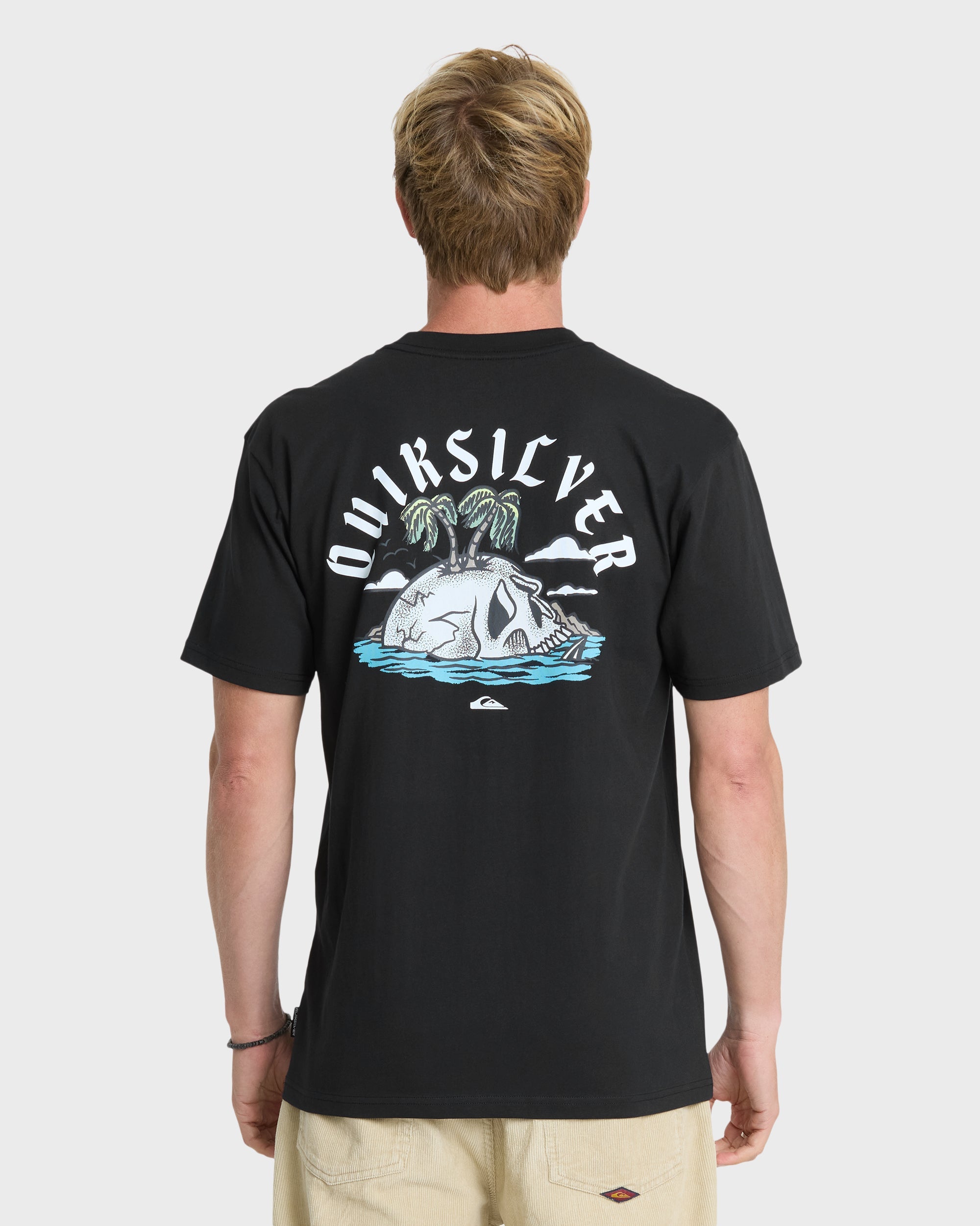 Quiksilver Skull Rock SS Tee BLK L