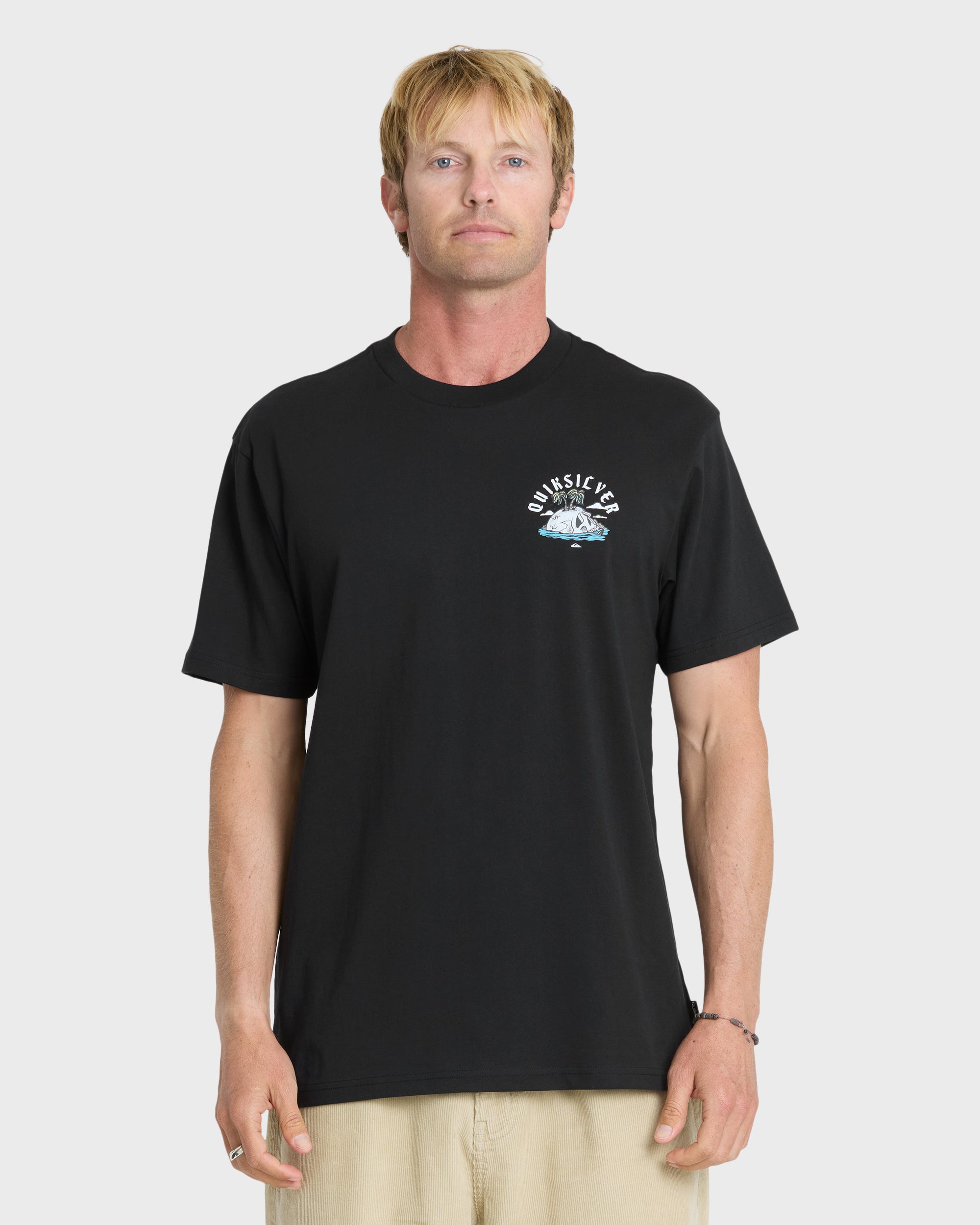 Quiksilver Skull Rock SS Tee BLK L