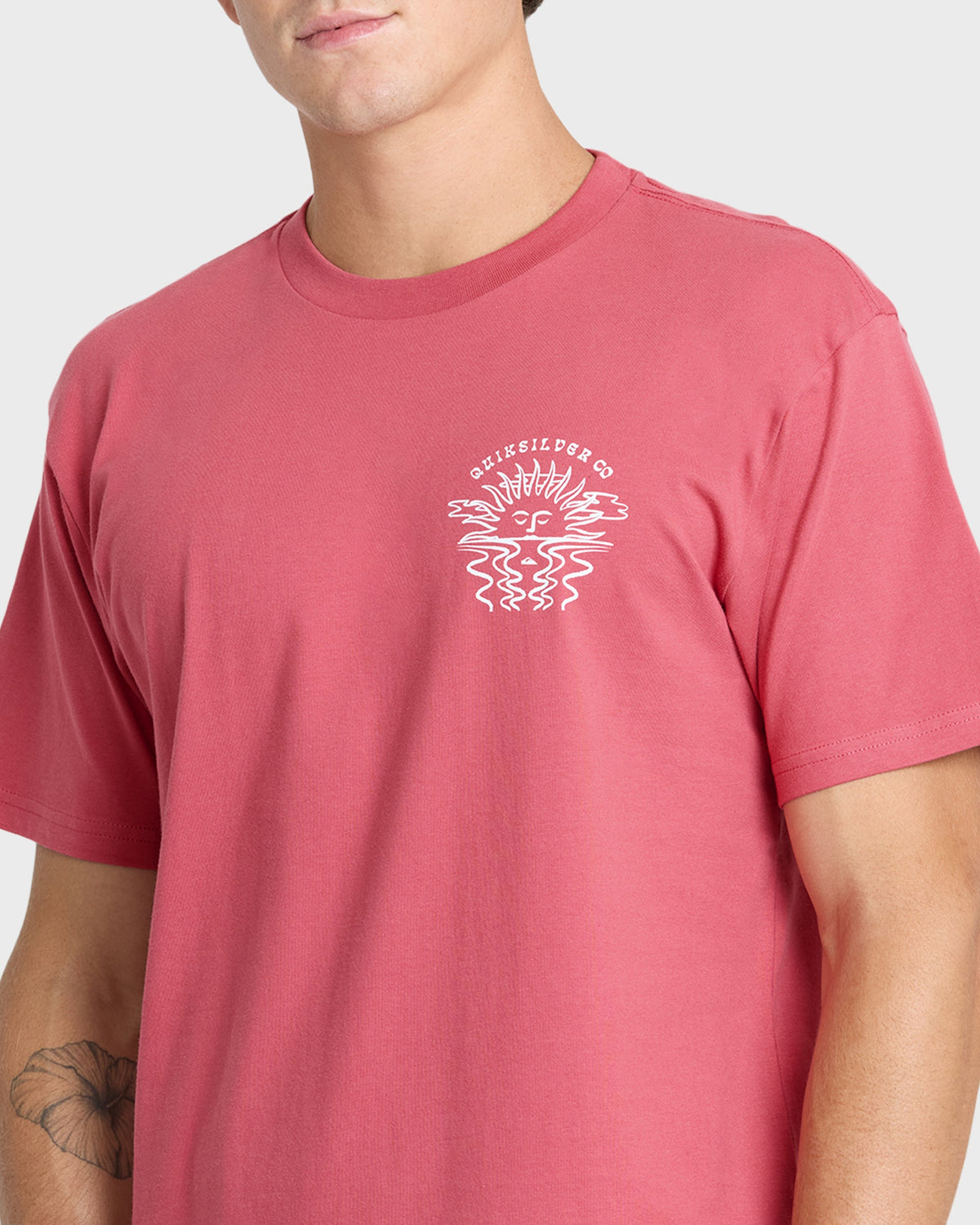 Quiksilver Sun Down SS Shirt Slate Rose XXL