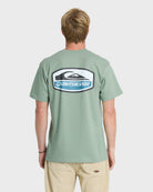 Quiksilver Shapers Crest SS Shirt Iceberg Green XL