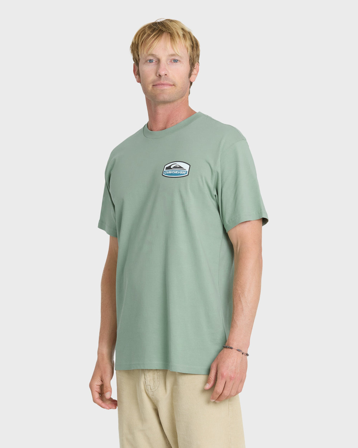 Quiksilver Shapers Crest SS Shirt Iceberg Green L
