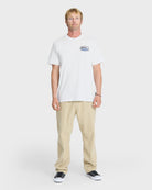 Quiksilver Shapers Crest SS Shirt White M