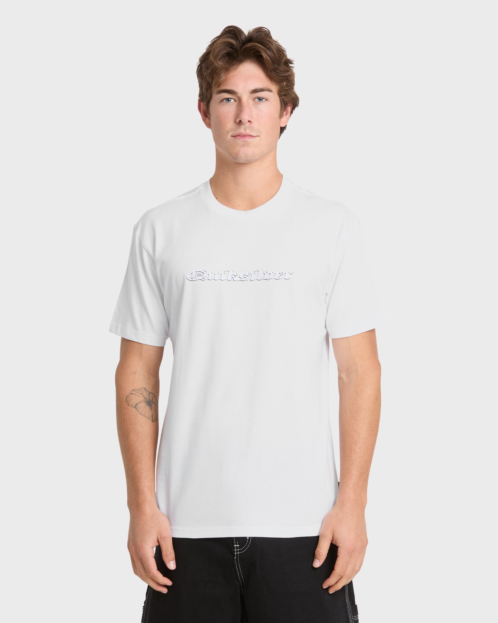 Quiksilver CHROME ENGLISH MT0 / WHITE / OPENSTOCK ALPHA MEN Shirt WHITE XL