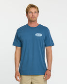 Quiksilver 2000S Boarding T-Shirt COPEN BLUE L