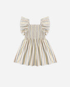 Rylee + Cru Lindsay Dress || Valencia Stripe 4-5Y