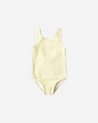 Rylee + Cru Moxie One-Piece || Citron Stripe 6-7Y