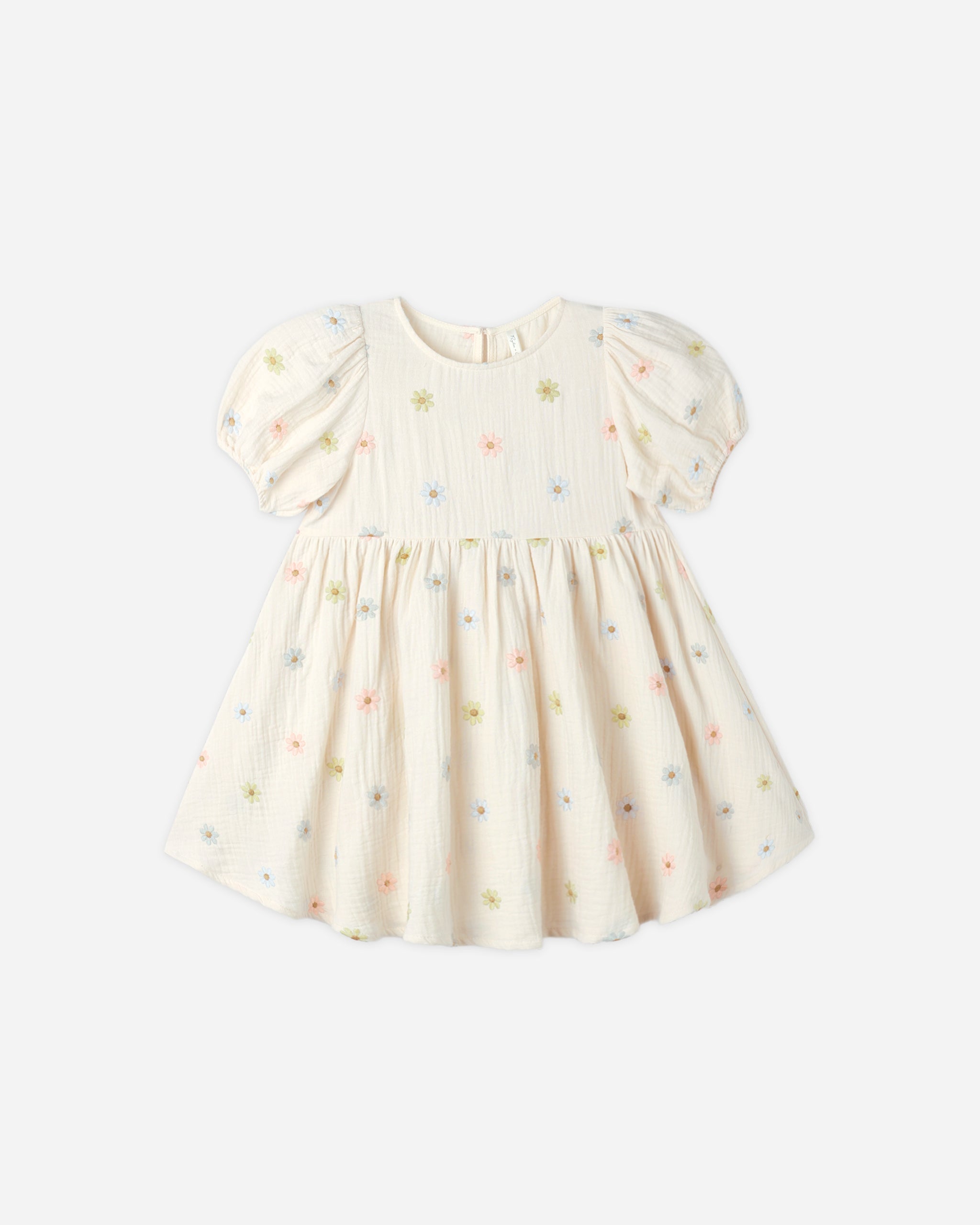 Rylee + Cru Marley Dress || Embroidered Daisies 4-5Y